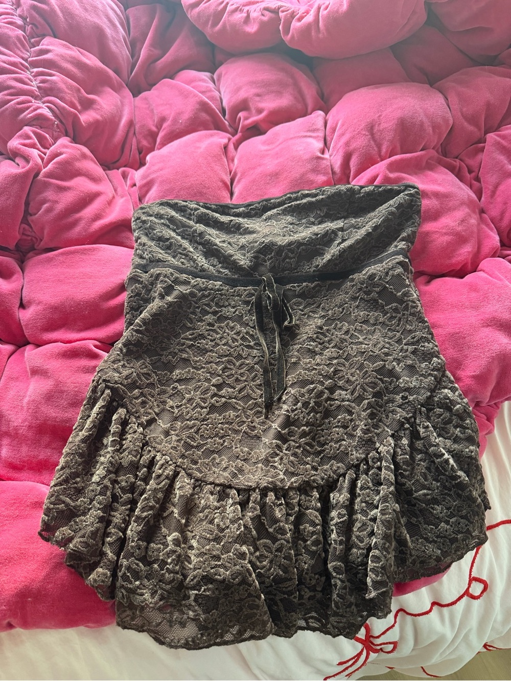 Kimchi Blue Brown Strapless Top
